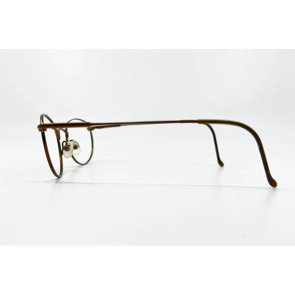 Safilo Team 3900 Eyeglasses Frames Mens Brown Oval Metal Italy 140